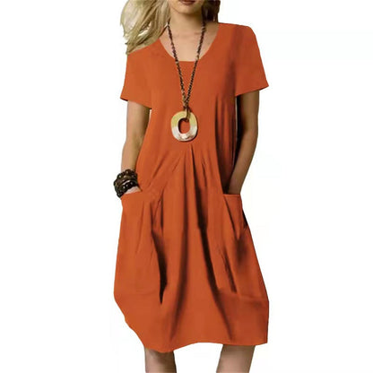 Effortless Cotton Linen Dress Sophie Laurie