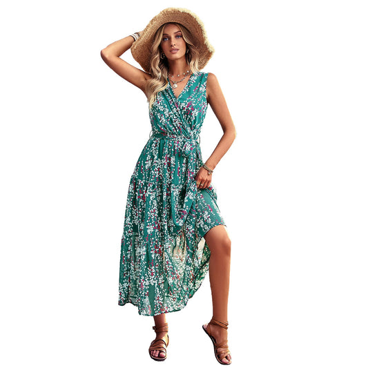 Chic Floral Sophie Laurie Vacation Midi Dress