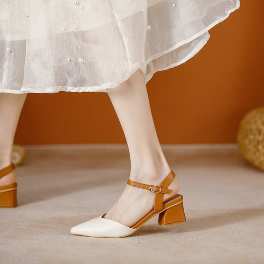 Chic Block Heel Pumps by Sophie Laurie