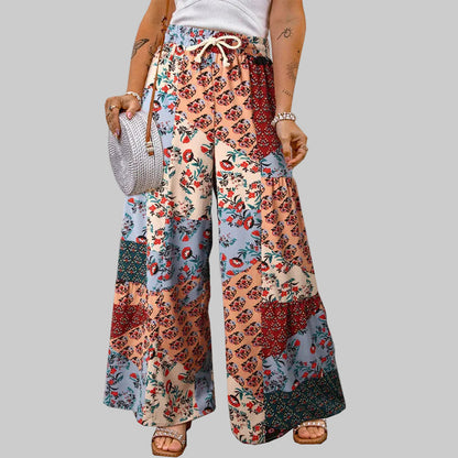 Boho Floral Sophie Laurie Wide Leg Pants