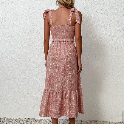 Floral Midi Backless Dress by Sophie Laurie