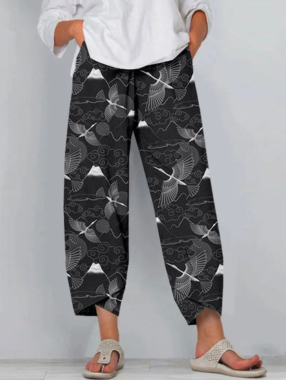 Artful Linen Sophie Laurie 3D Pattern Pants