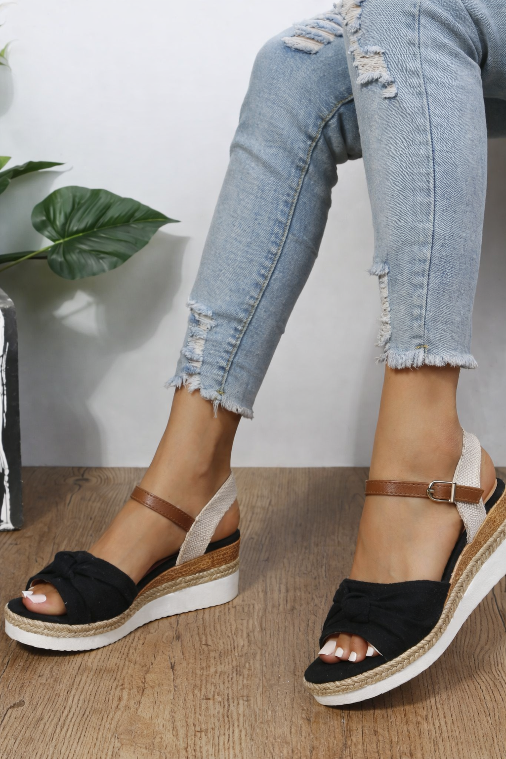 Chic Platform Sandals by Sophie Laurie