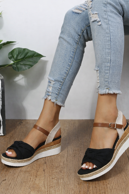 Chic Platform Sandals by Sophie Laurie
