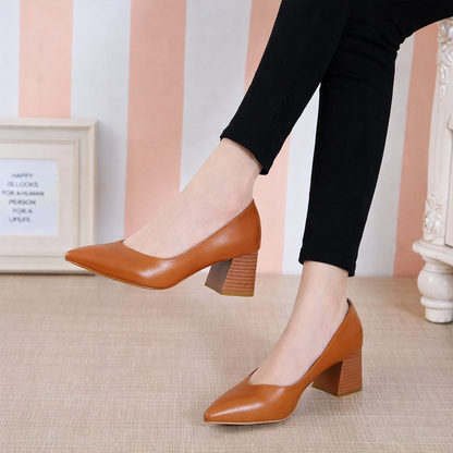 Chic Pointed Toe Heels by Sophie Laurie