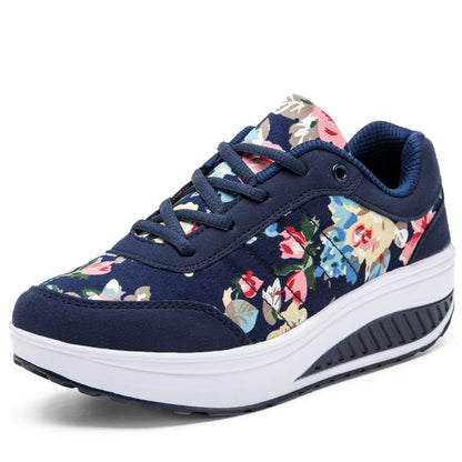 Floral Canvas Sophie Laurie Breathable Sneakers