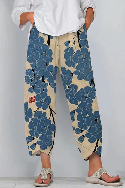 Artful Linen Sophie Laurie 3D Pattern Pants