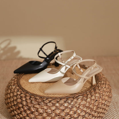 Elegant Sophie Laurie Pointed Toe High Heel Sandals
