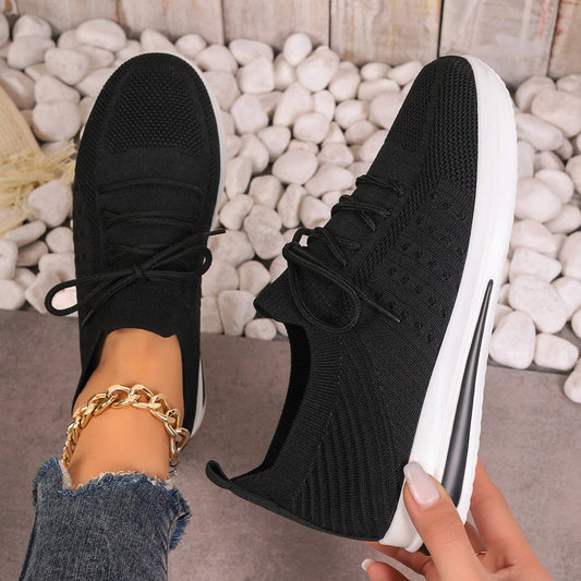 Lightweight Sophie Laurie Fly-Knit Everyday Sneakers