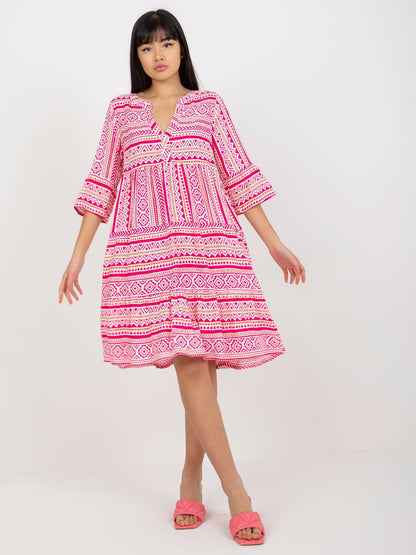 Boho V-Neck Summer Dress by Sophie Laurie