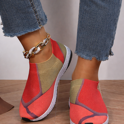 Colorblock Mesh Sneakers by Sophie Laurie