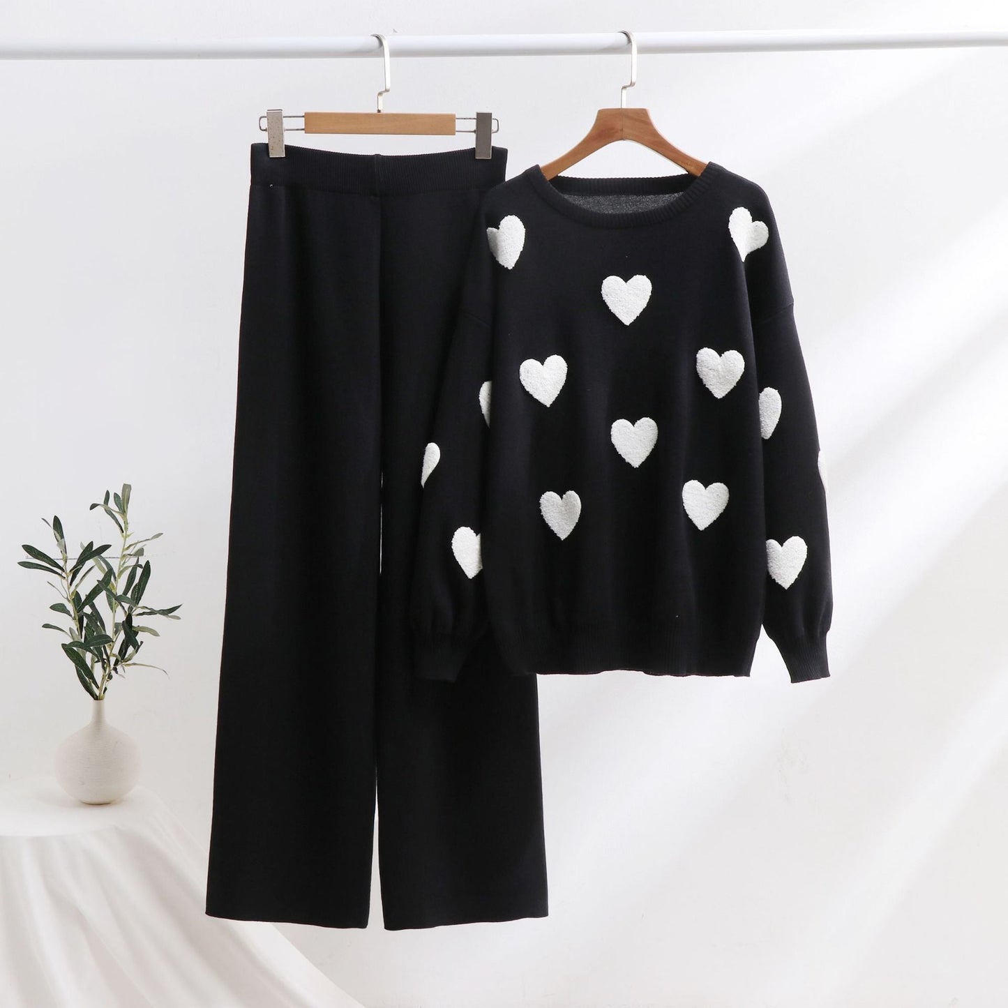 Chic Heart Knit Set by Sophie Laurie
