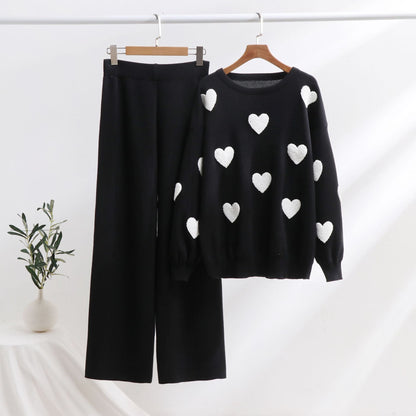 Chic Heart Knit Set by Sophie Laurie