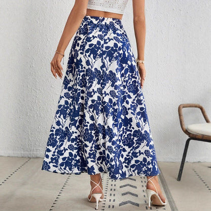 Chic Floral Pleated Skirt by Sophie Laurie