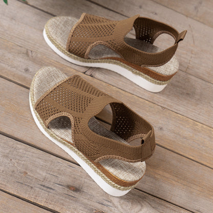 Breathable Wedge Sandals by Sophie Laurie