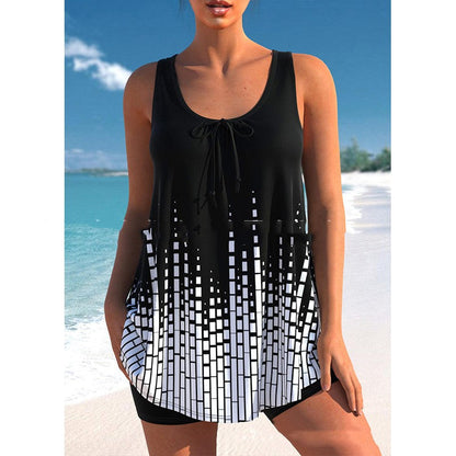 Chic Plus Size Printed Bikini by Sophie Laurie