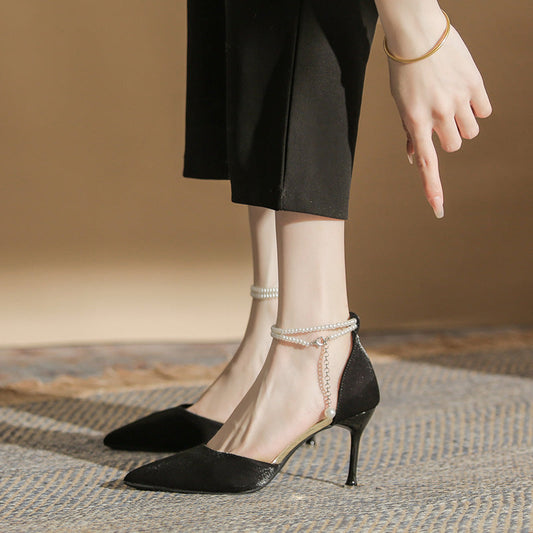 Elegant Sophie Laurie Stiletto Buckle Sandals