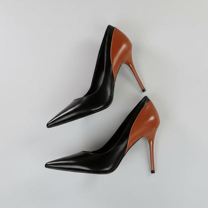 Retro Colorblock Stilettos by Sophie Laurie