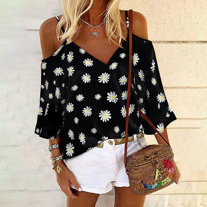 Chic Printed Chiffon Blouse Sophie Laurie