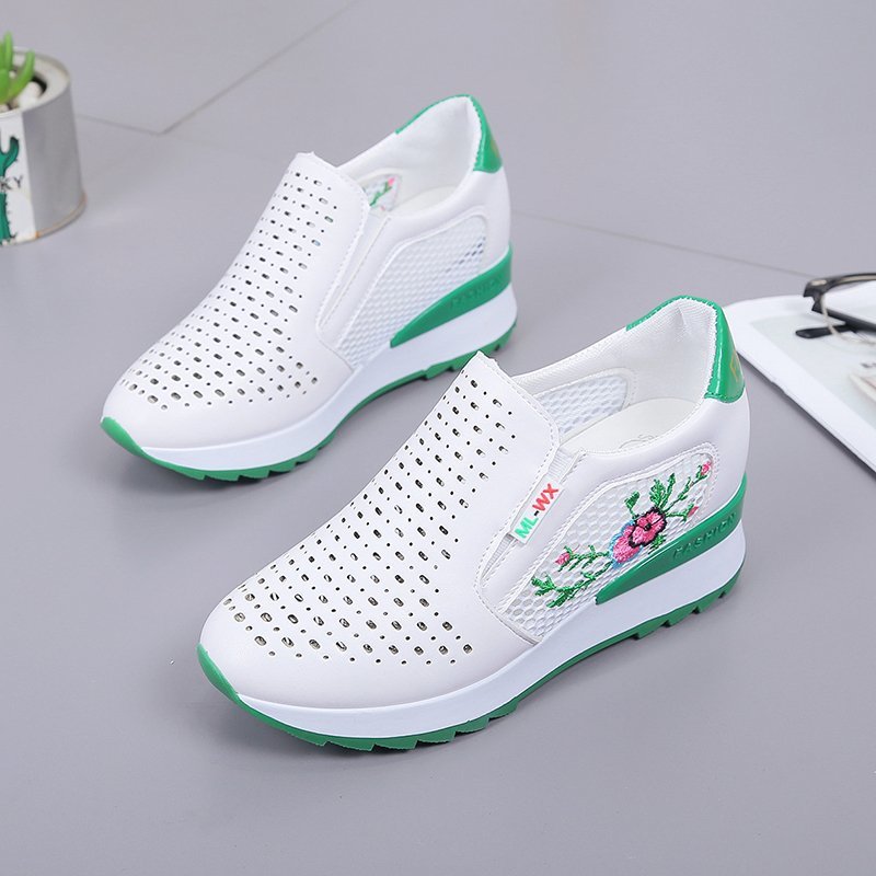 Embroidered Slip-On Loafers by Sophie Laurie