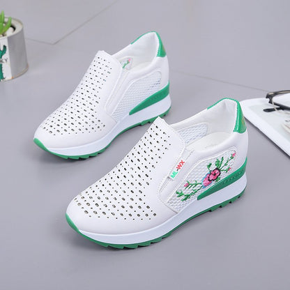 Embroidered Slip-On Loafers by Sophie Laurie