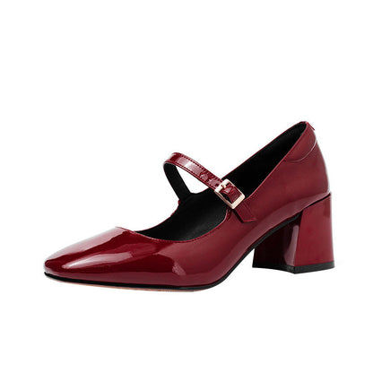 Elegant Patent Leather Heels by Sophie Laurie