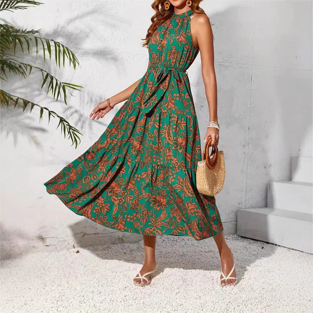 Boho Floral Sophie Laurie Sleeveless Summer Dress