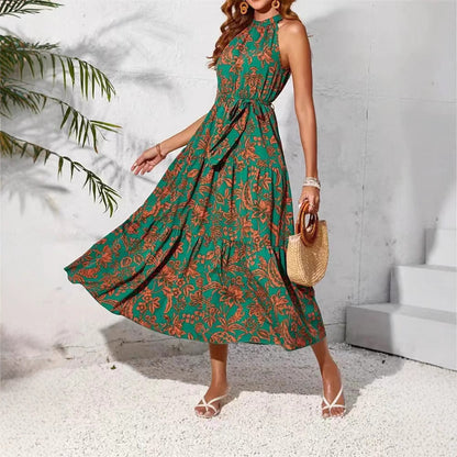 Boho Floral Sophie Laurie Sleeveless Summer Dress