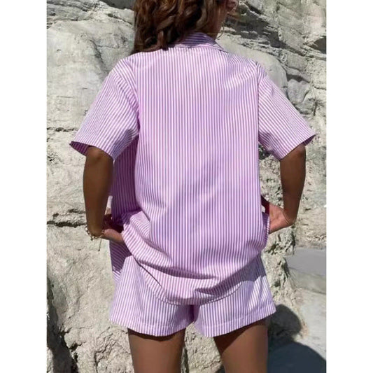 Chic Striped Two-Piece Set by Sophie Laurie