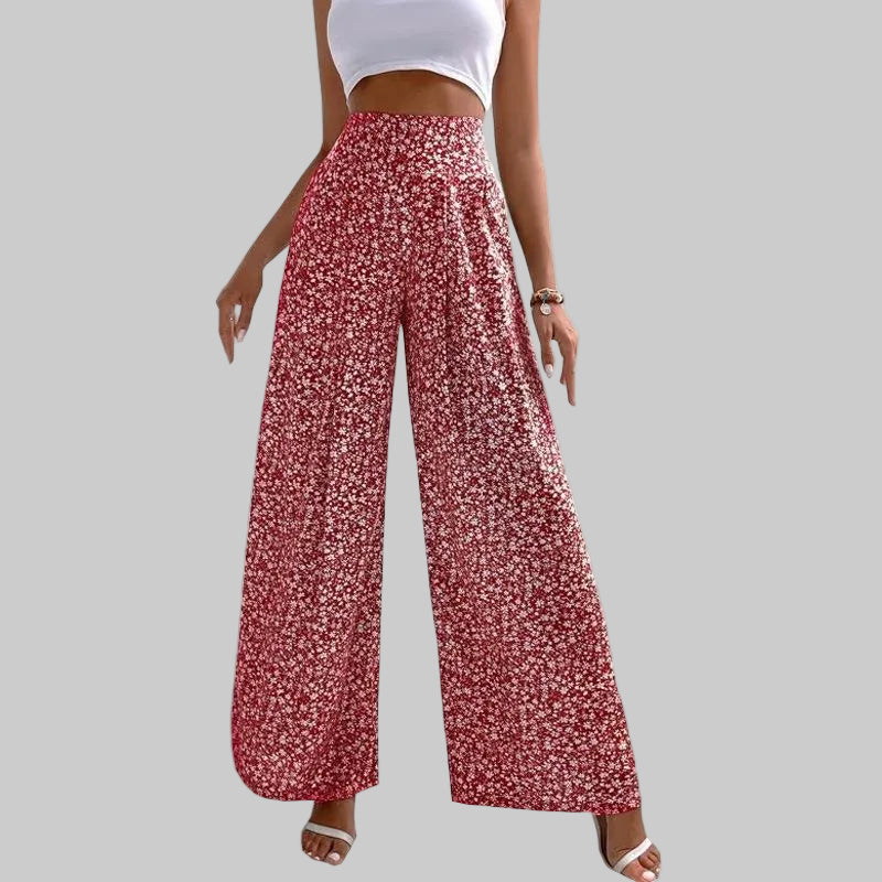 Floral Wide Leg Sophie Laurie Casual Pants