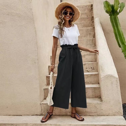Pinterest-Inspired Sophie Laurie Linen Wide Leg Pants