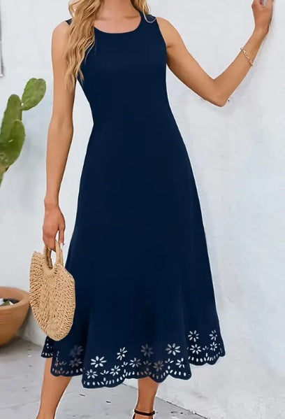 Sleeveless A-Line Midi Dress by Sophie Laurie