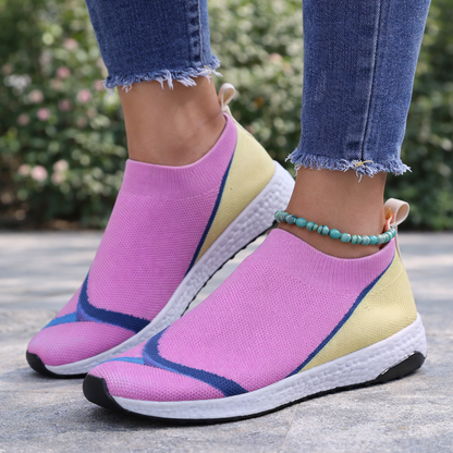 Colorblock Mesh Sneakers by Sophie Laurie