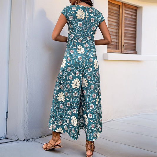 Floral Wide Leg Jumpsuit by Sophie Laurie