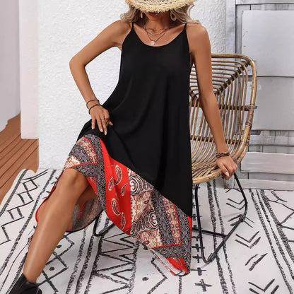Chic Printed Sling Dress by Sophie Laurie