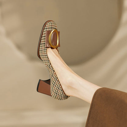 Chic Bow Metal Heels by Sophie Laurie