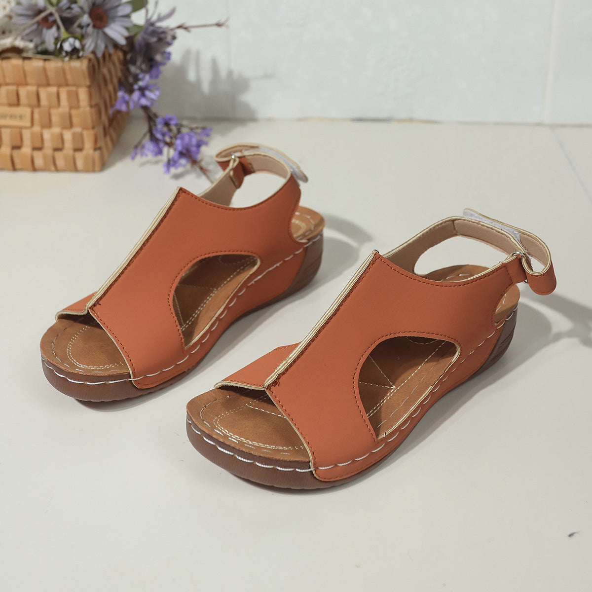 Comfort Wedge Sandals by Sophie Laurie