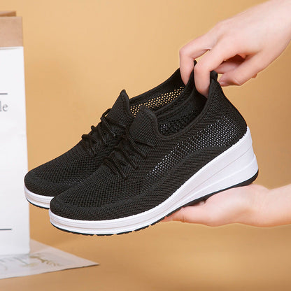 Breathable Mesh Platform Wedges by Sophie Laurie