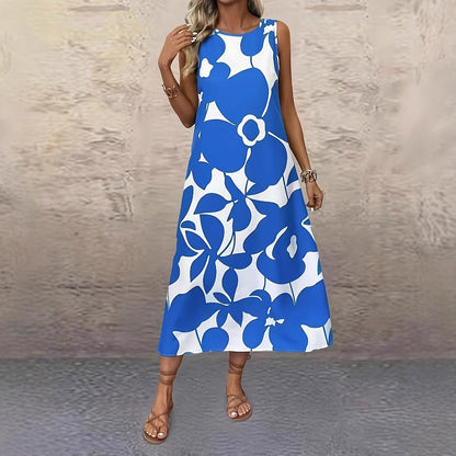 Bold Floral Sophie Laurie Sleeveless Summer Dress