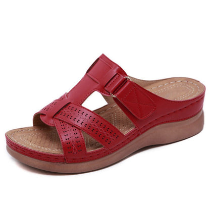 Vintage Wedge Sophie Laurie Slip-On Ladies Sandals