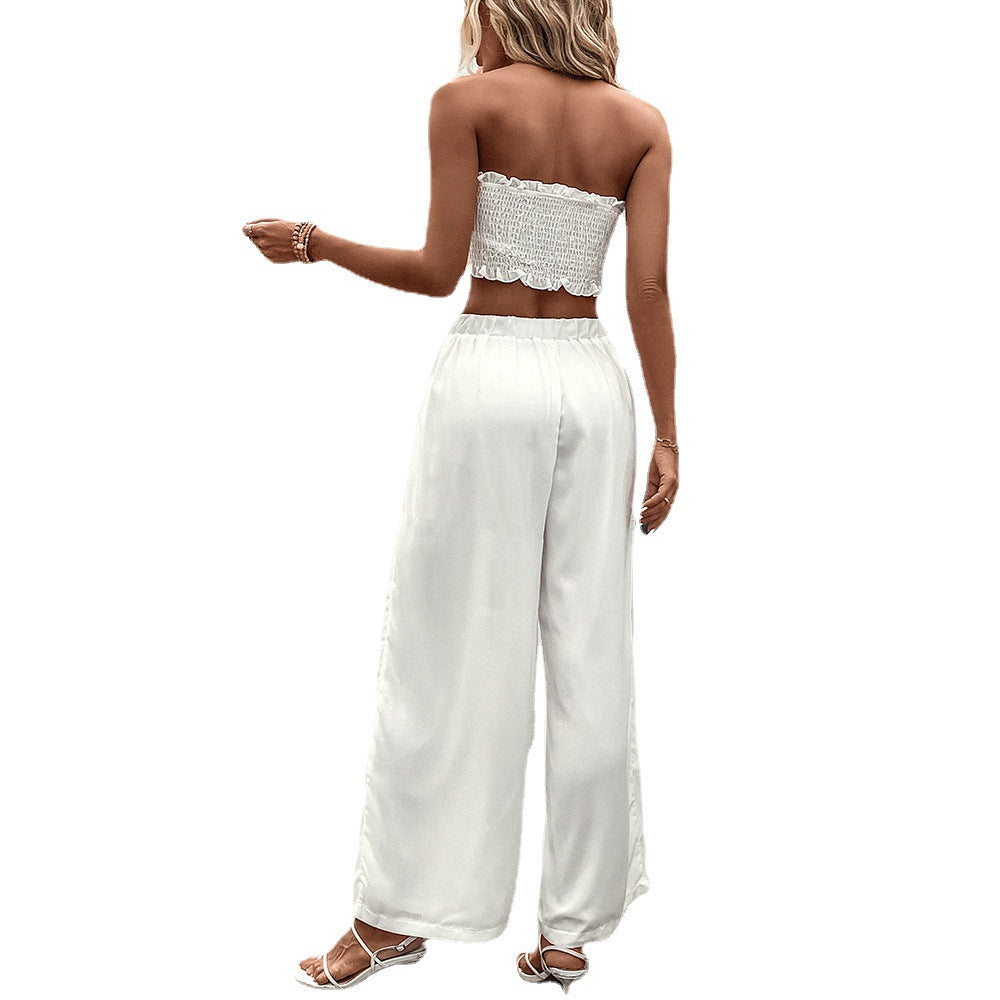Ruffled White Set Sophie Laurie Pinterest-Inspired Outfit