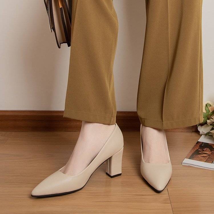 Chic Pointed High Heels by Sophie Laurie