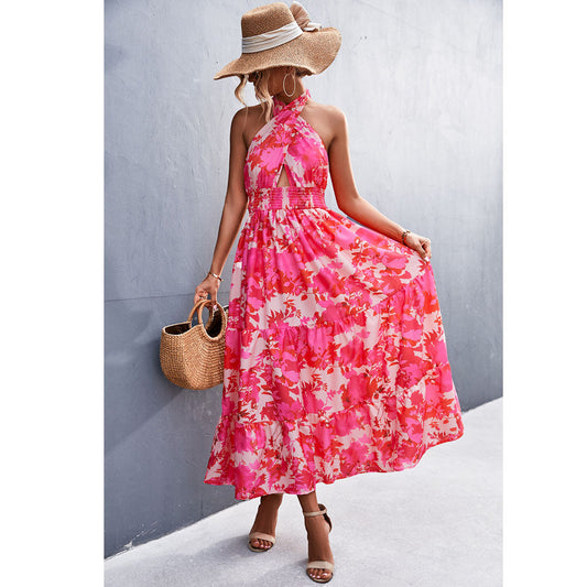 Chic Halter Backless Dress by Sophie Laurie