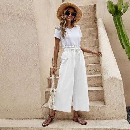 Pinterest-Inspired Sophie Laurie Linen Wide Leg Pants
