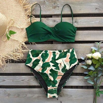 Floral High Waist Bikini by Sophie Laurie