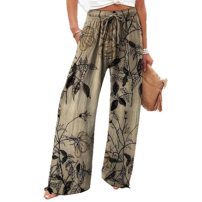 Floral High Waist Yoga Pants by Sophie Laurie