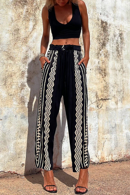 Boho Print Sophie Laurie Harem Pants