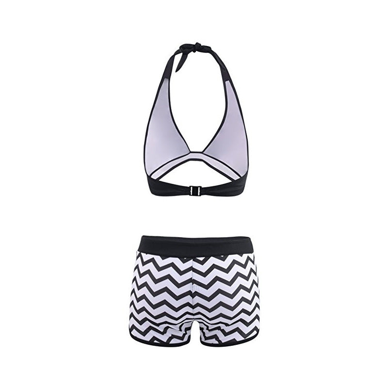 Chic Zigzag Sophie Laurie Bikini Set with Shorts