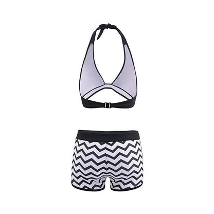 Chic Zigzag Sophie Laurie Bikini Set with Shorts