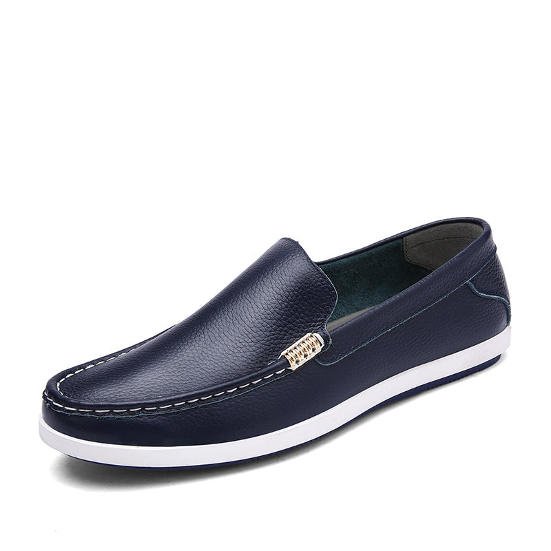 Breathable Leather Loafers Sophie Laurie Men’s Shoes
